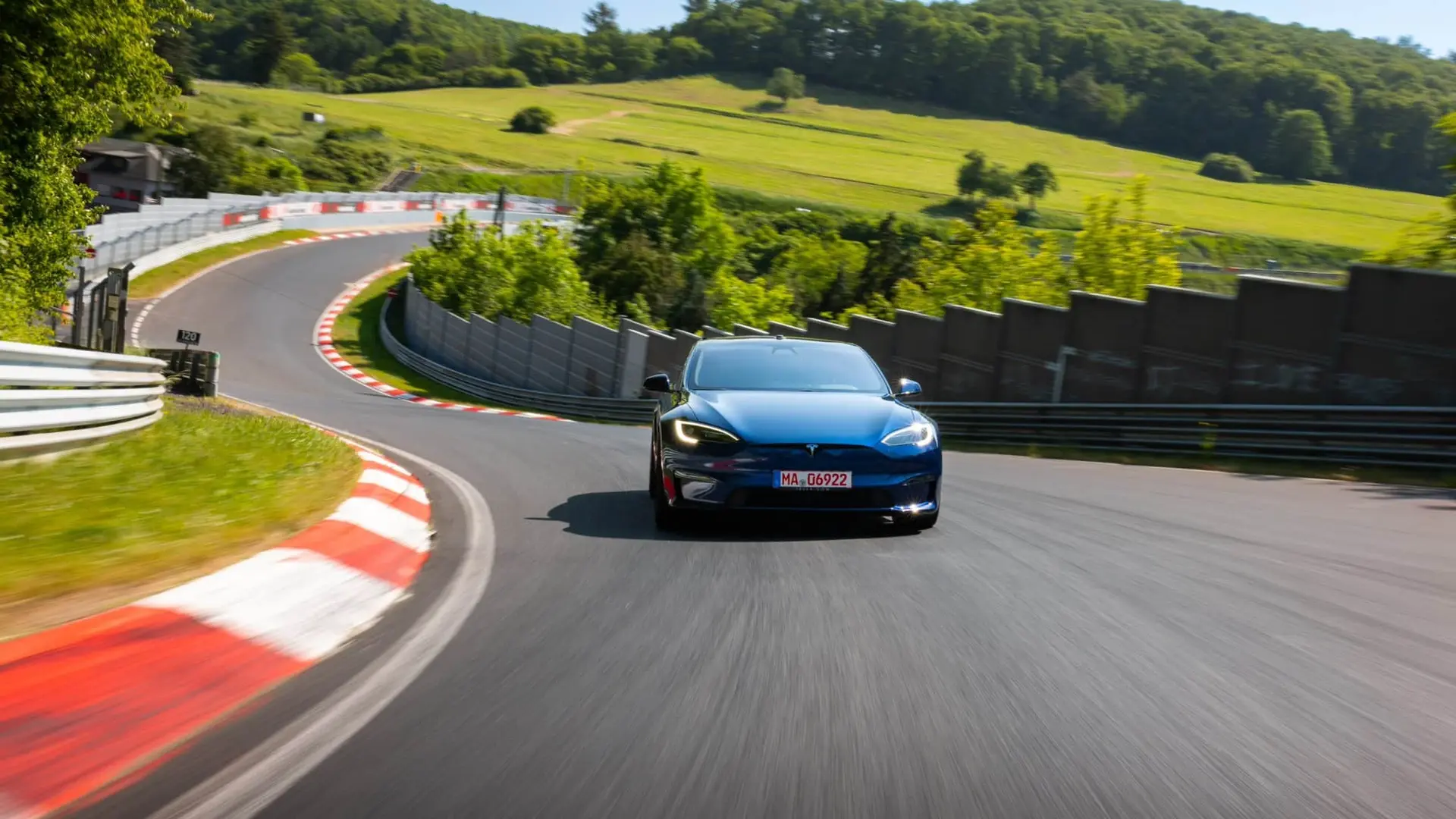 record tesla nurburgring