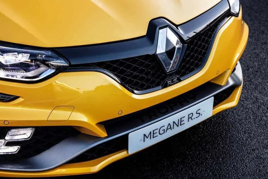 renaut megane rs ultimate frontale