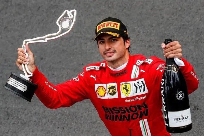 sainz podio monaco