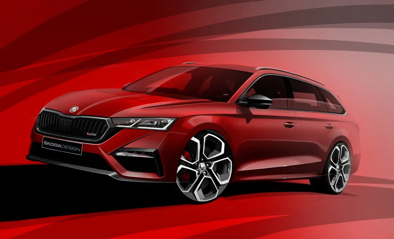 skoda octavia rs iv teaser
