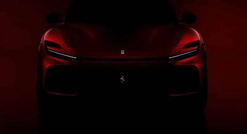 teaser ferrari purosangue