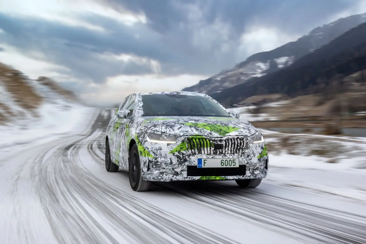 teaser new skoda fabia montecarlo