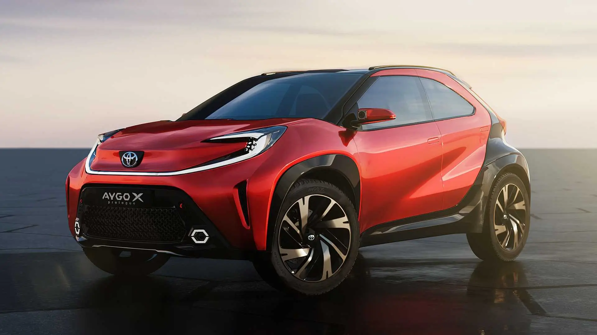toyota aygo x prologue anteriore