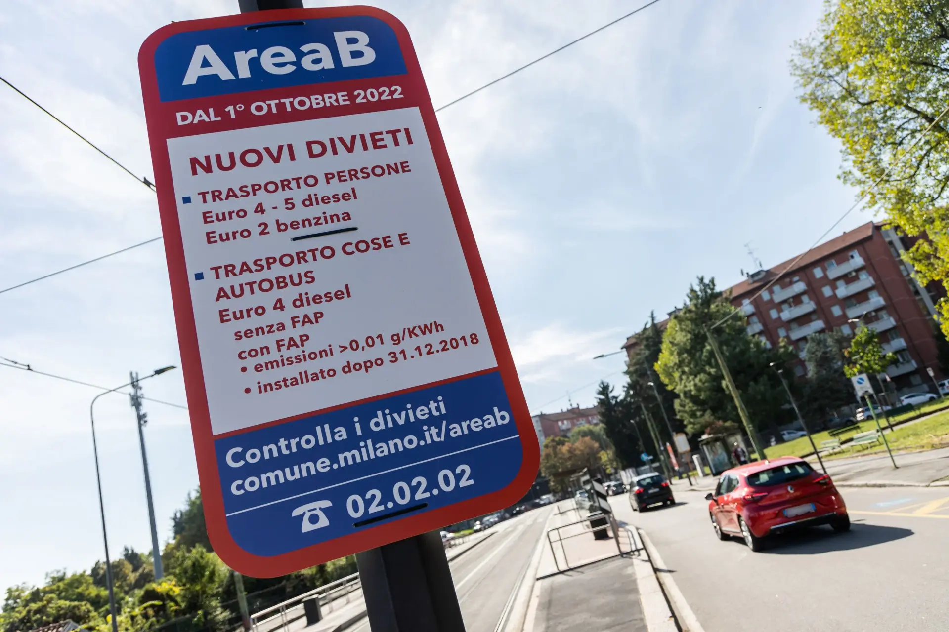 varco area b milano