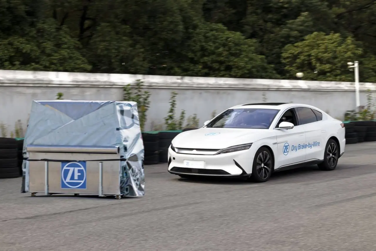 zf dry brake by wire concept car