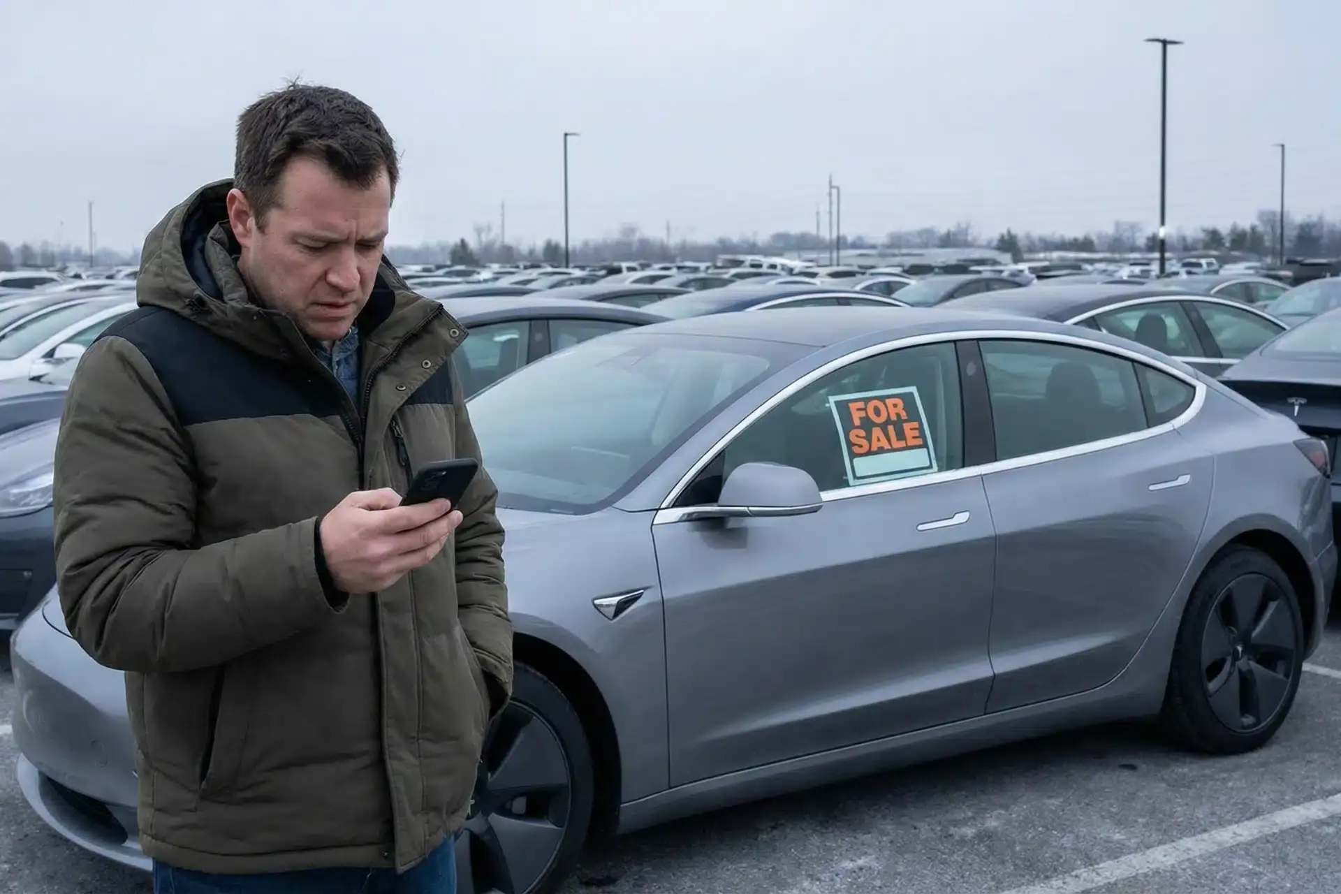 auto elettrica svalutata