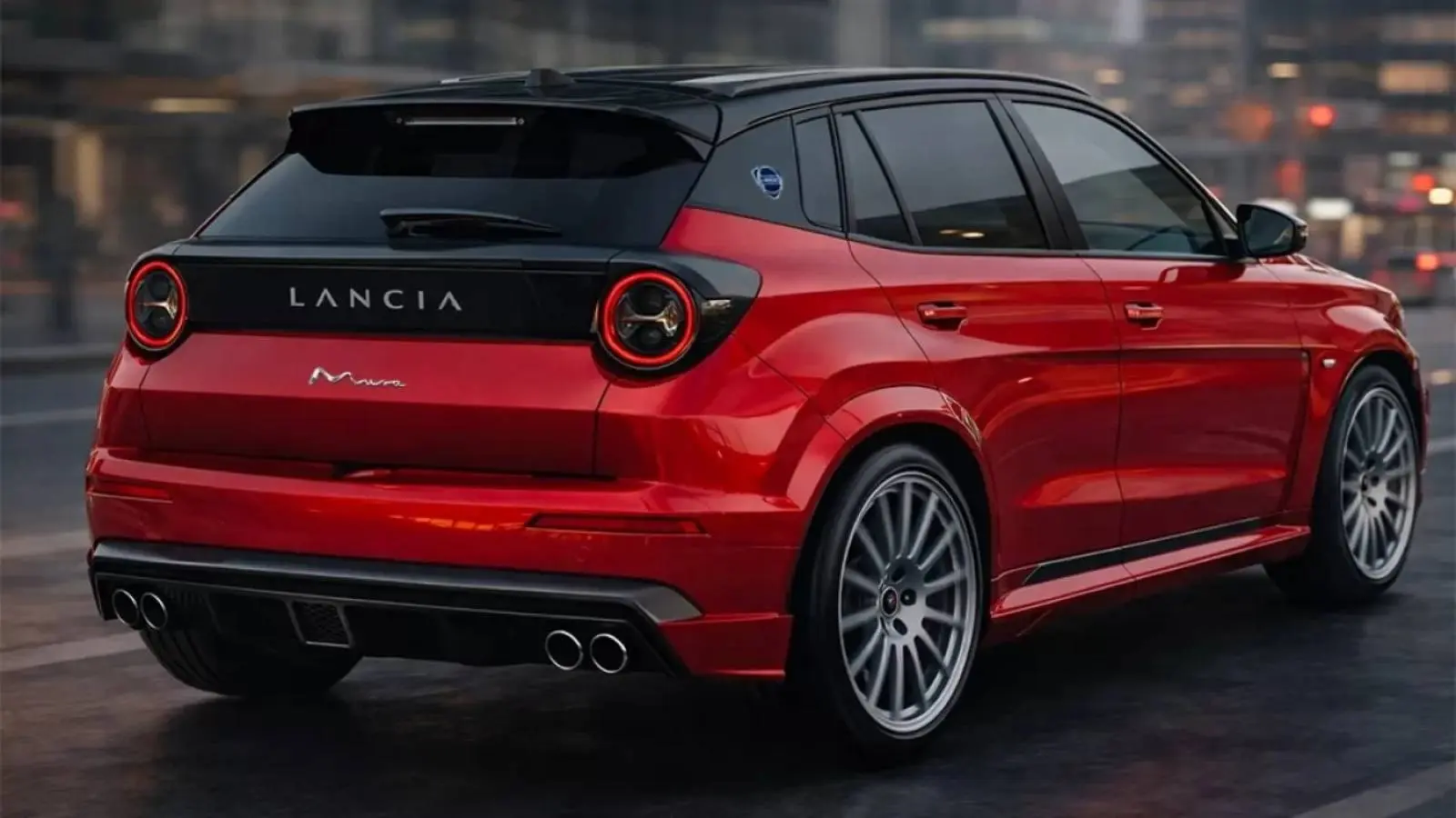 render immagine della lancia-musa-che ritornerebbe come modello