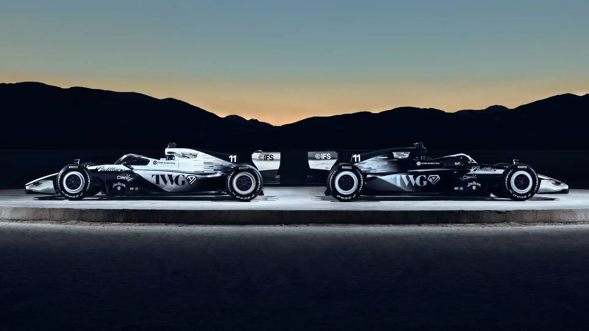 Cadillac F1 livrea della Formula 1 2026 le due facce della livrea bianca e nera