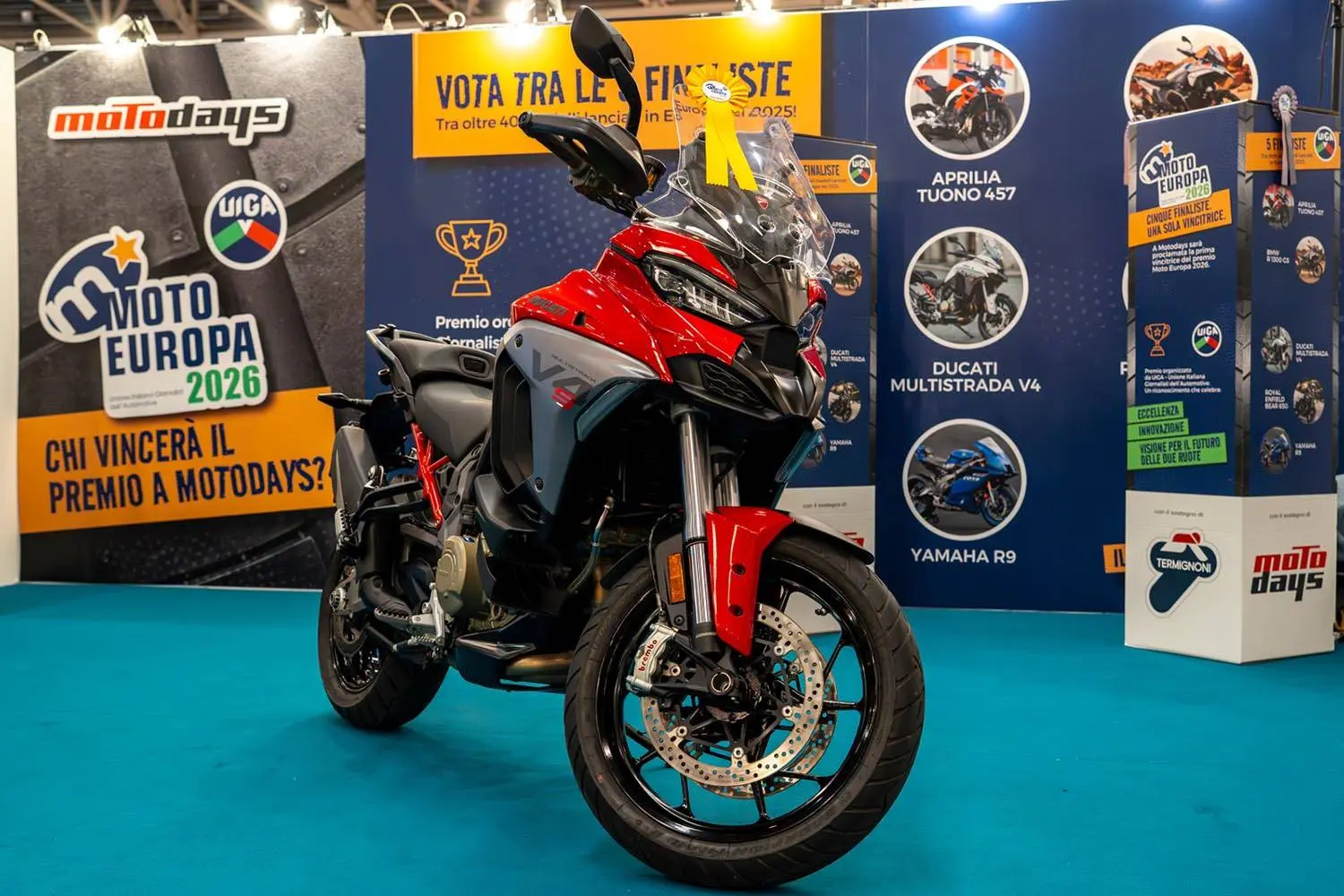 ducati multistrada che ha vinto il premio moto europa 2026
