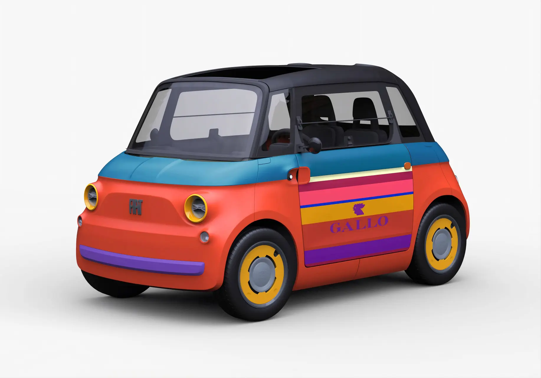 Fiat Topolino edizione speciale Gallo Milano Design week 2026