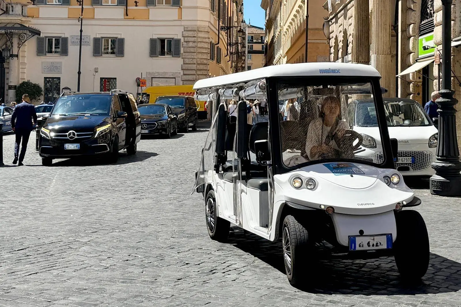 cart e van centro di roma