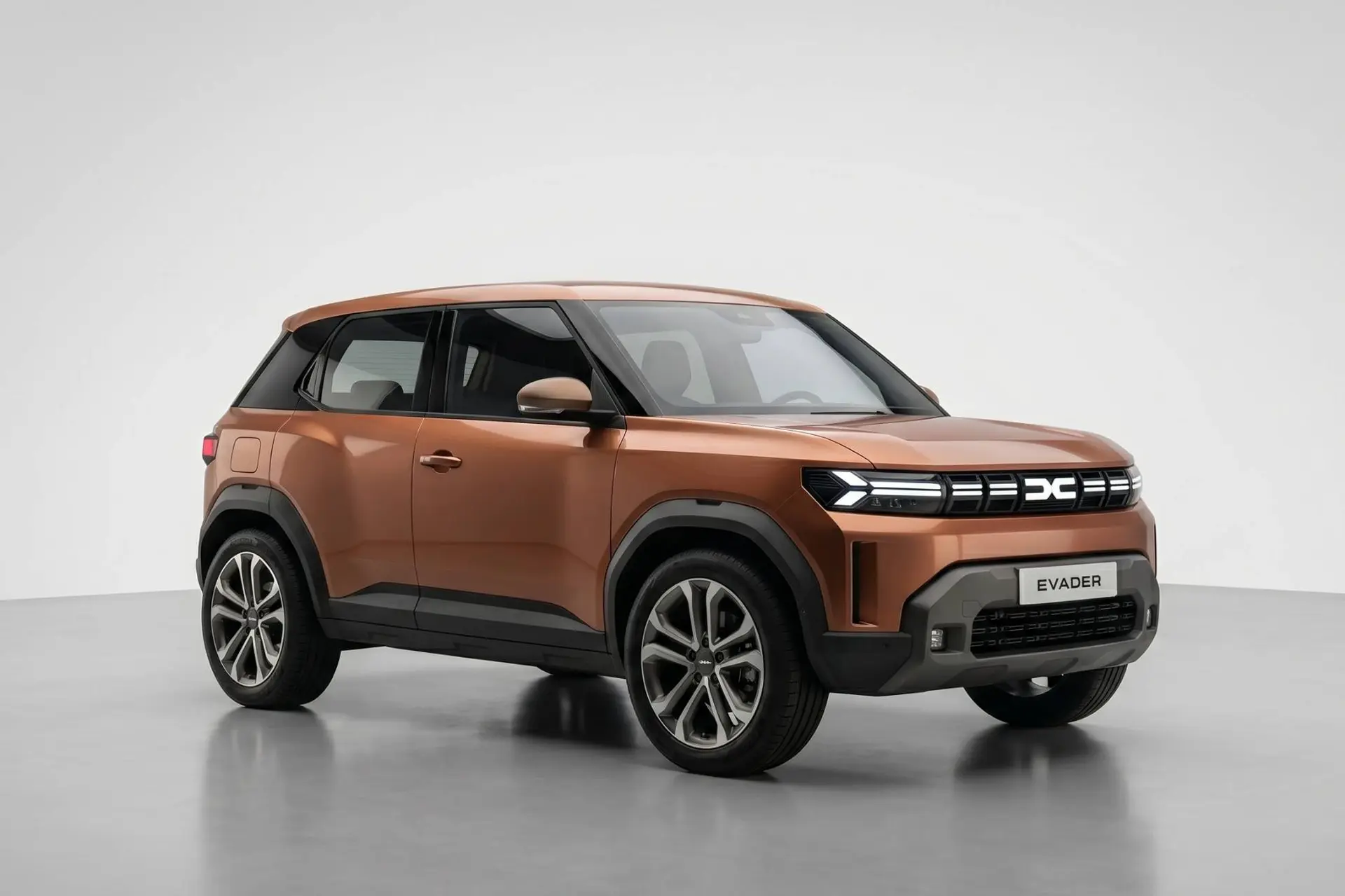 Dacia-EVADER render di colore bronzo