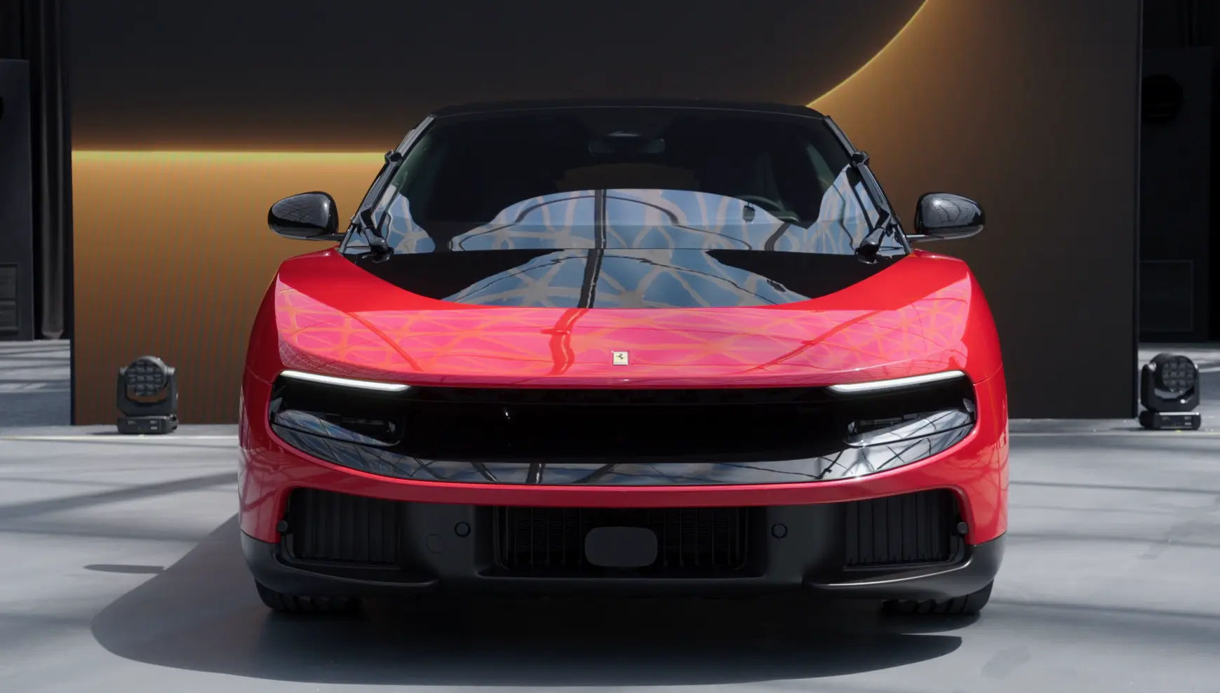 Ferrari Luce frontale fari accessi colore rosso