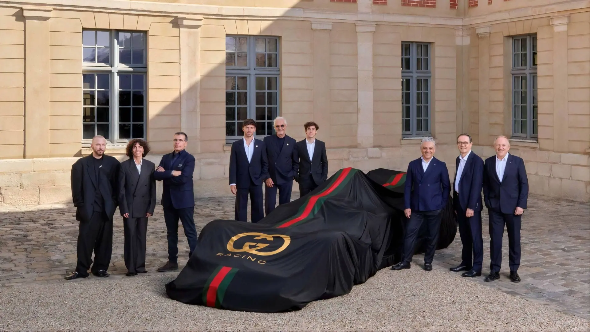 gucci-formula-1-alpine con livrea gucci e briatore