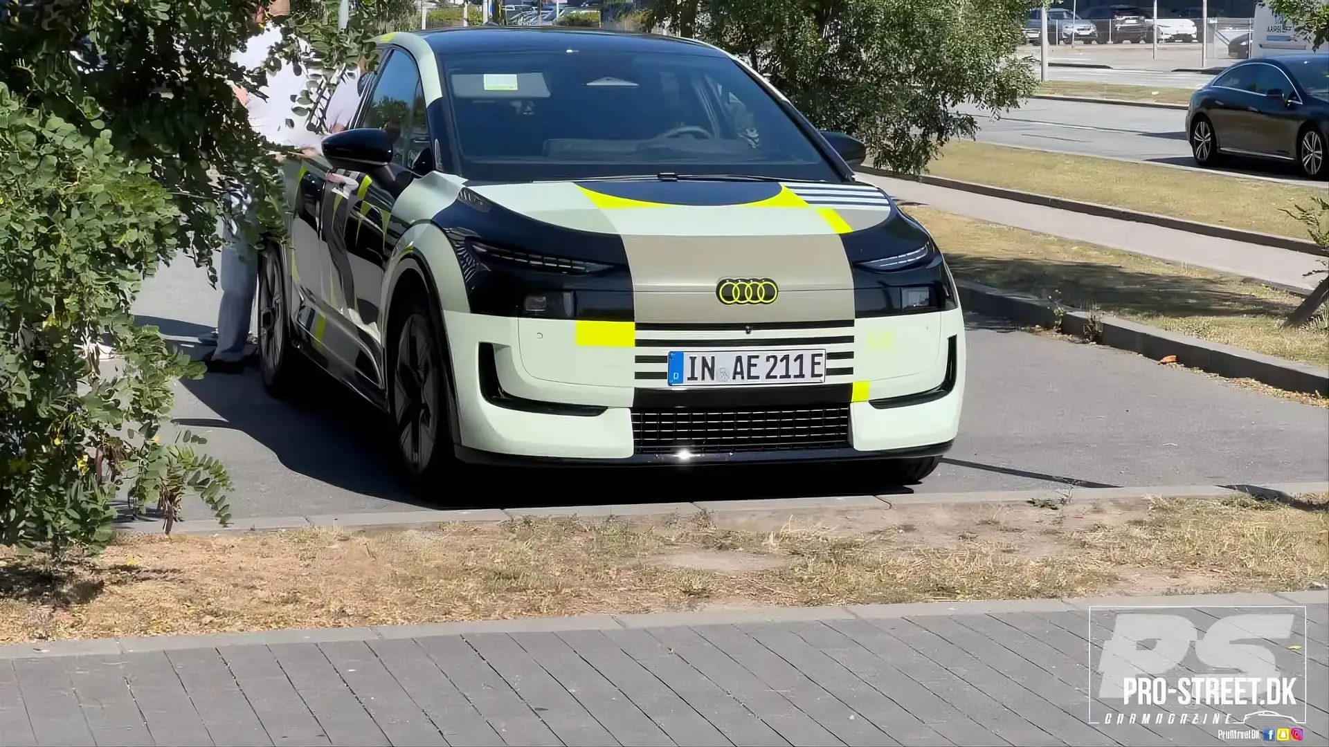 Nell'immagine si vede la nuova Audi A2