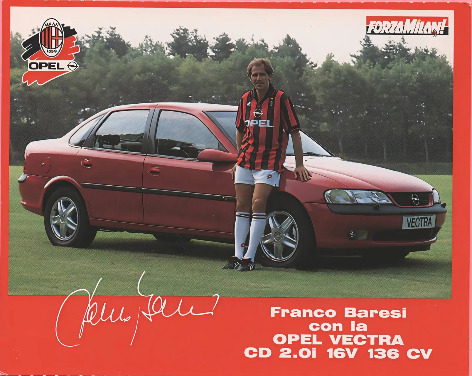 franco-baresi-milan con la opel vectra