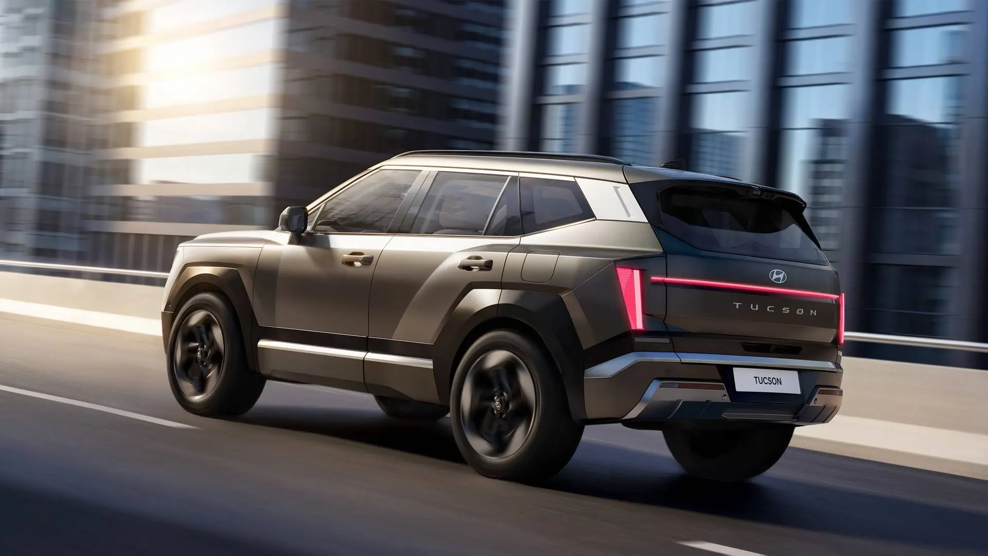 il posteriore della Hyundai Tucson 2027