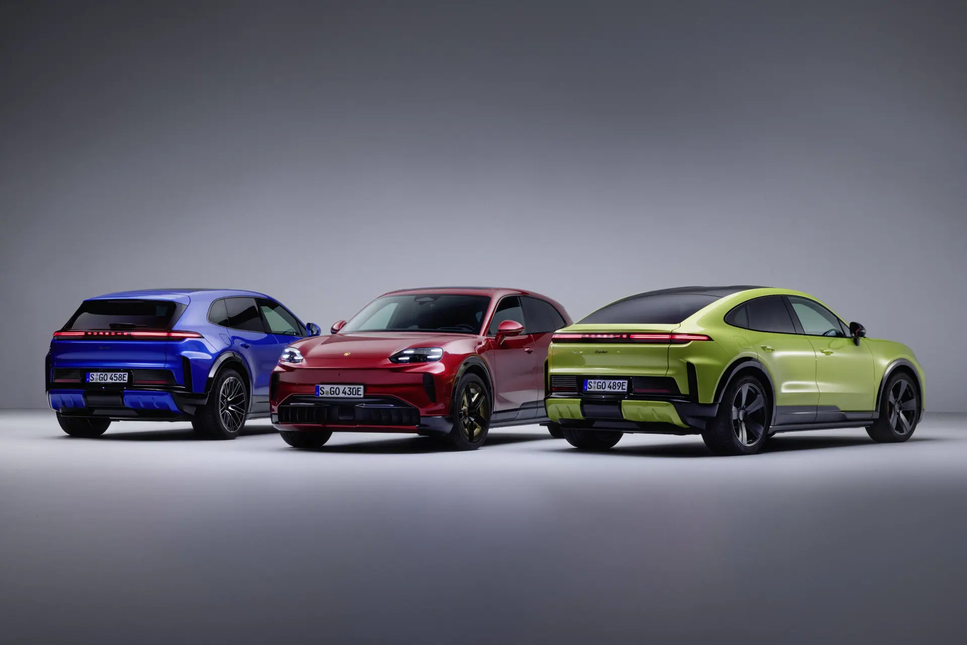 porsche-cayenne-electric tre colorazioni