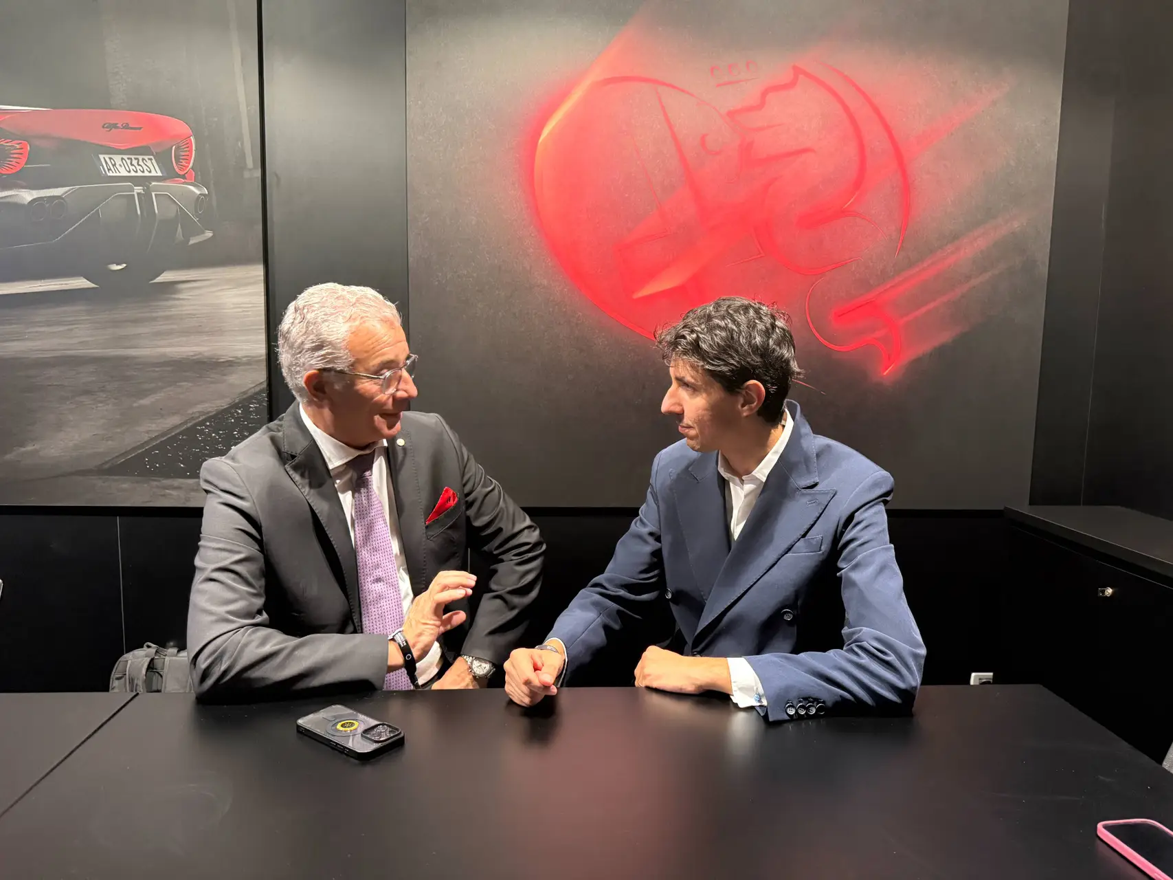 federico ferrero e santo ficili in una intervista