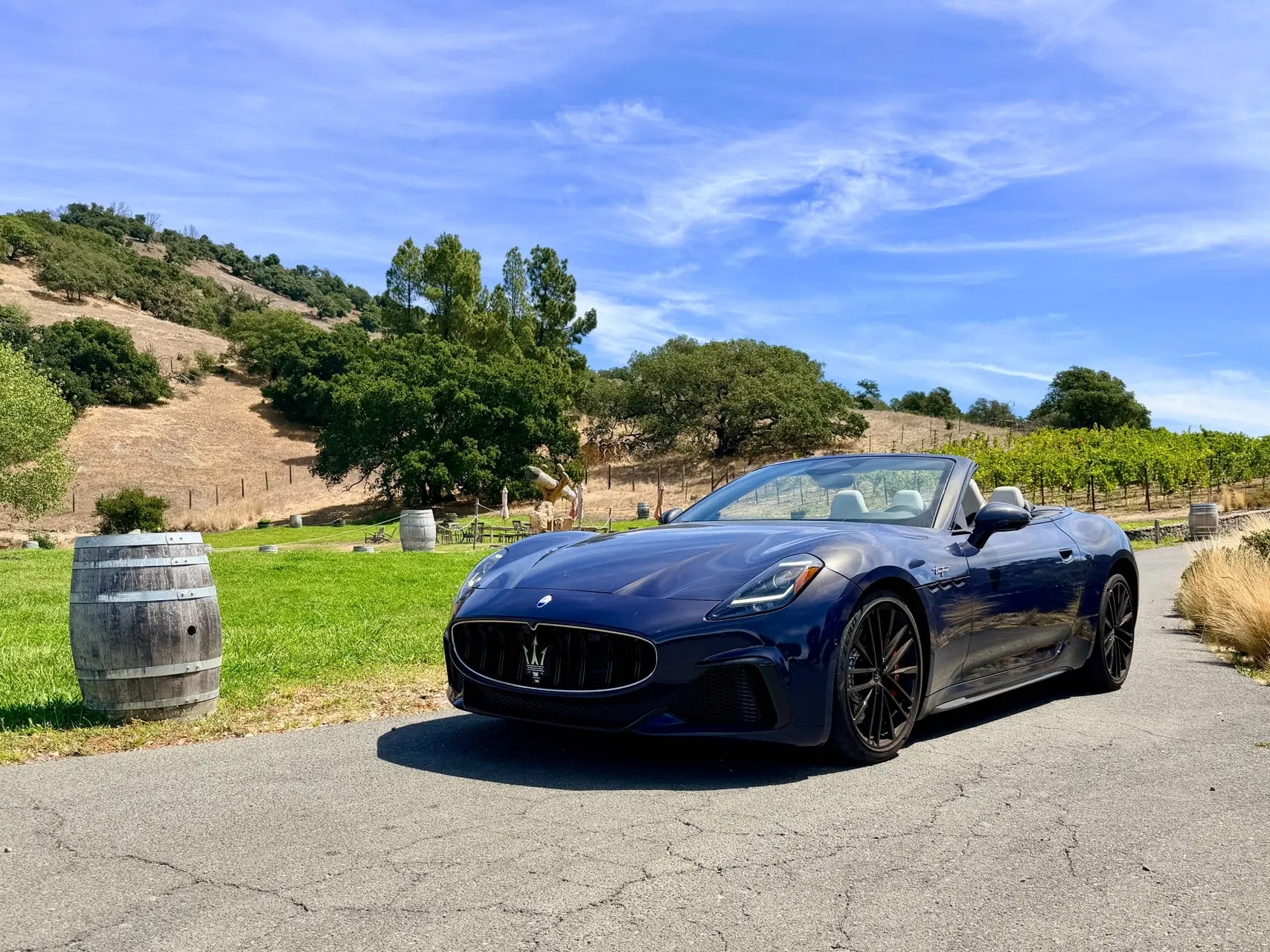 Viaggio maserati NAPA Valley