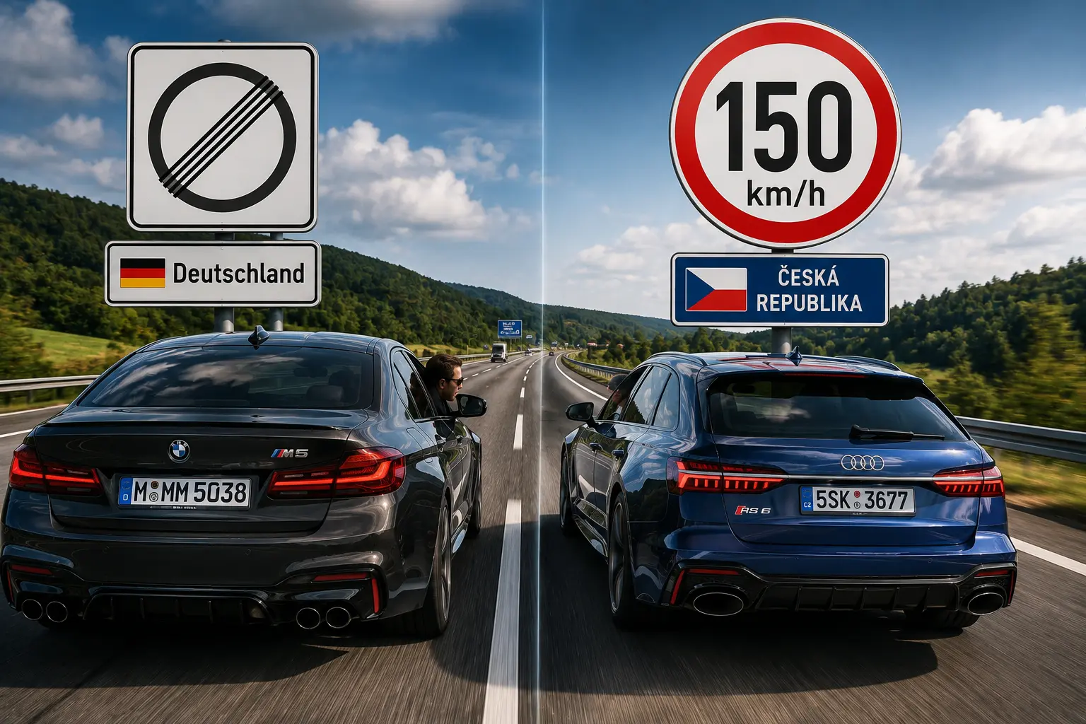 AI render autobahn