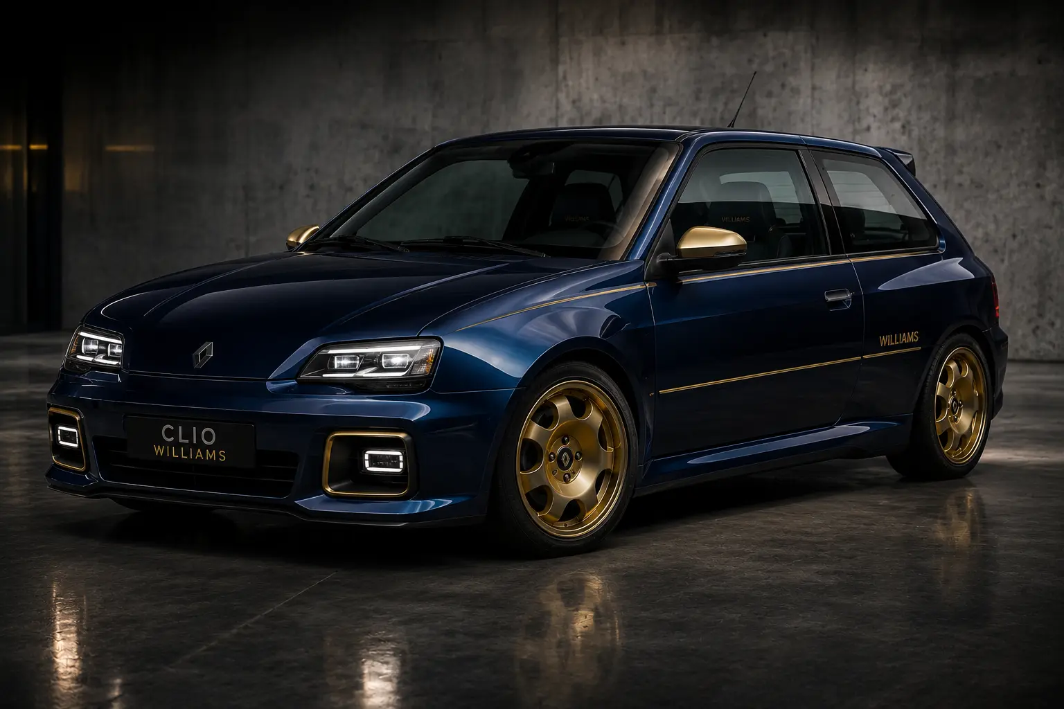 Renault Clio Williams AI hommage