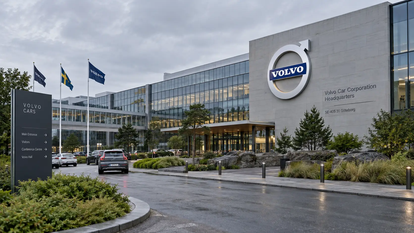 Volvo-hoofdkantoor in Göteborg