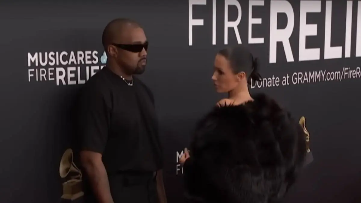 kanye bianca censori grammy