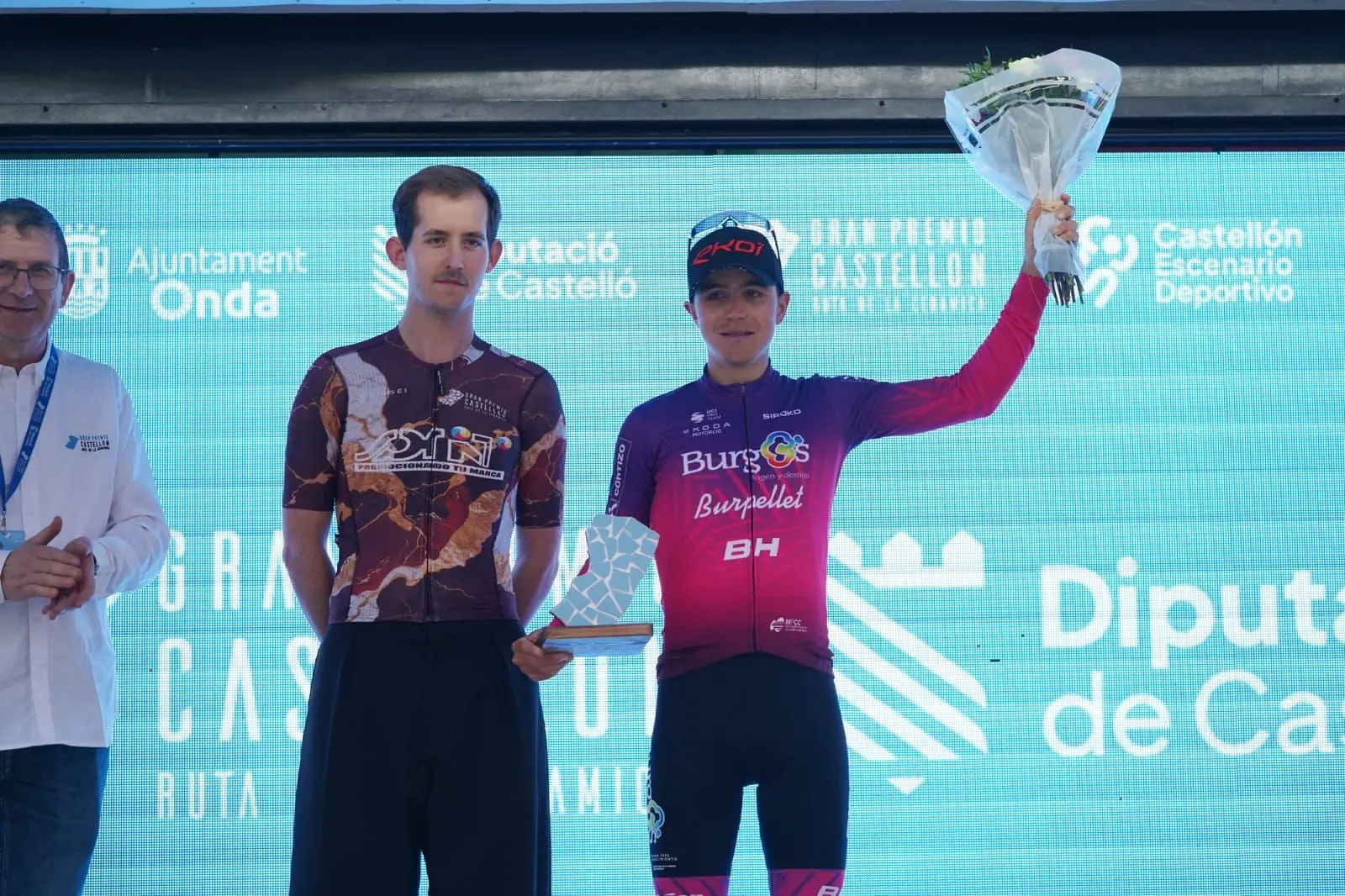 Carlos García Pierna, en el podio tras el Gran Premio Castellón 2025