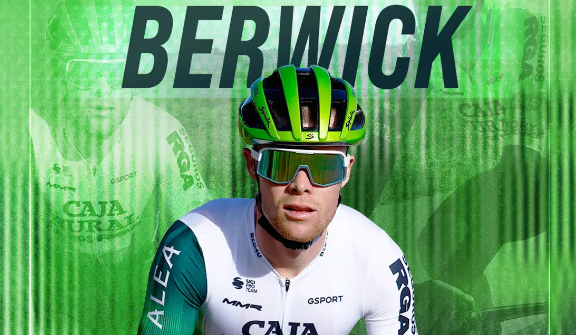 Sebastian Berwick, una de las estrellas de Caja Rural - Seguros RGA.