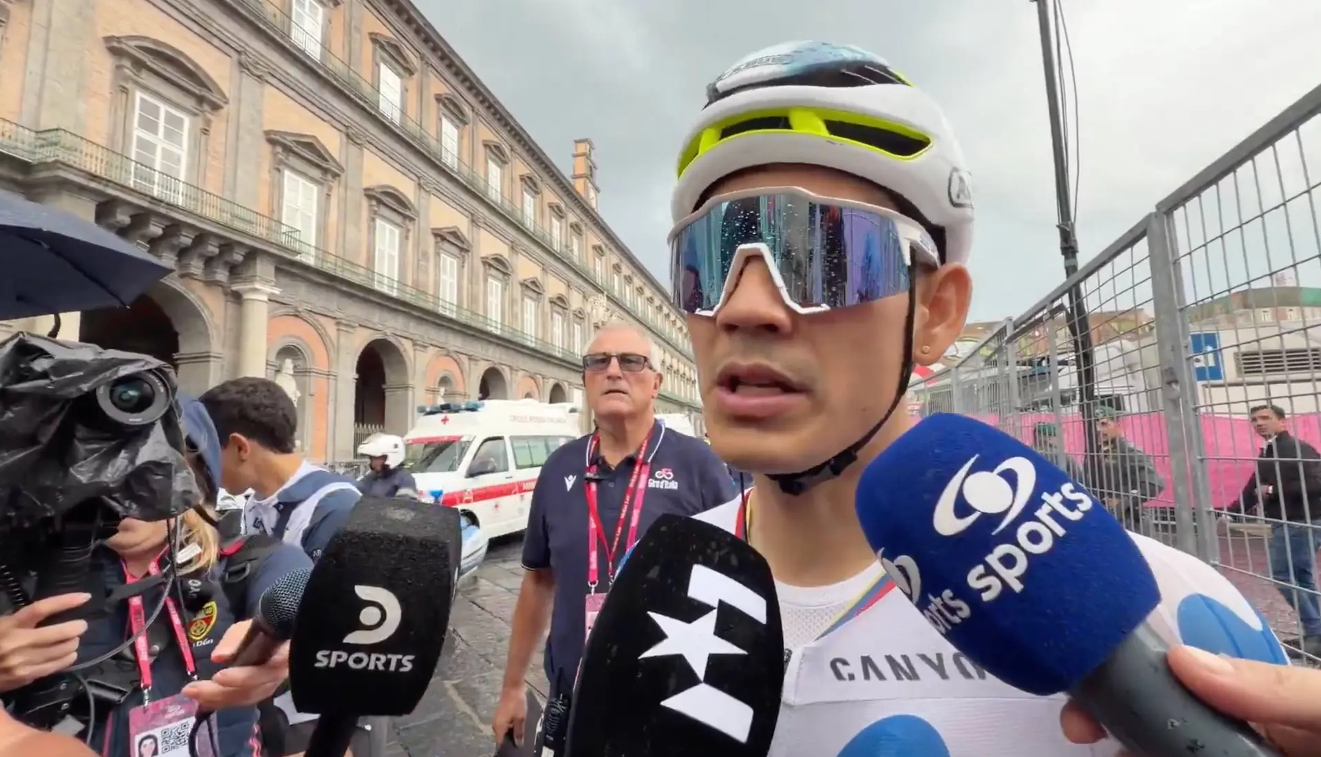 Orluis Aular, figura venezolana del Movistar Team