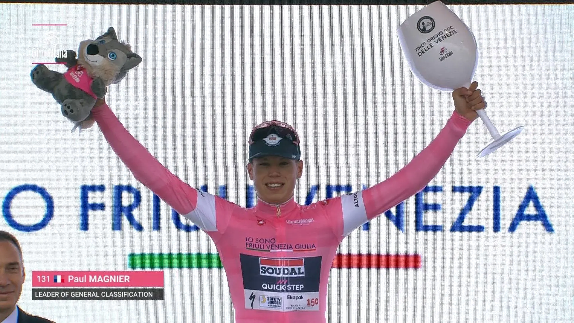 Paul Magnier, primer líder del Giro de Italia 2026