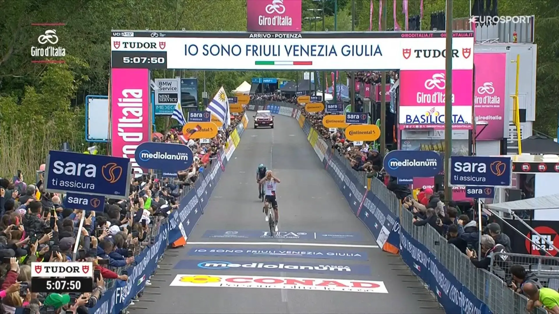Igor Arrieta venció tras múltiples infortunios en la 5ª etapa del Giro de Italia 2026