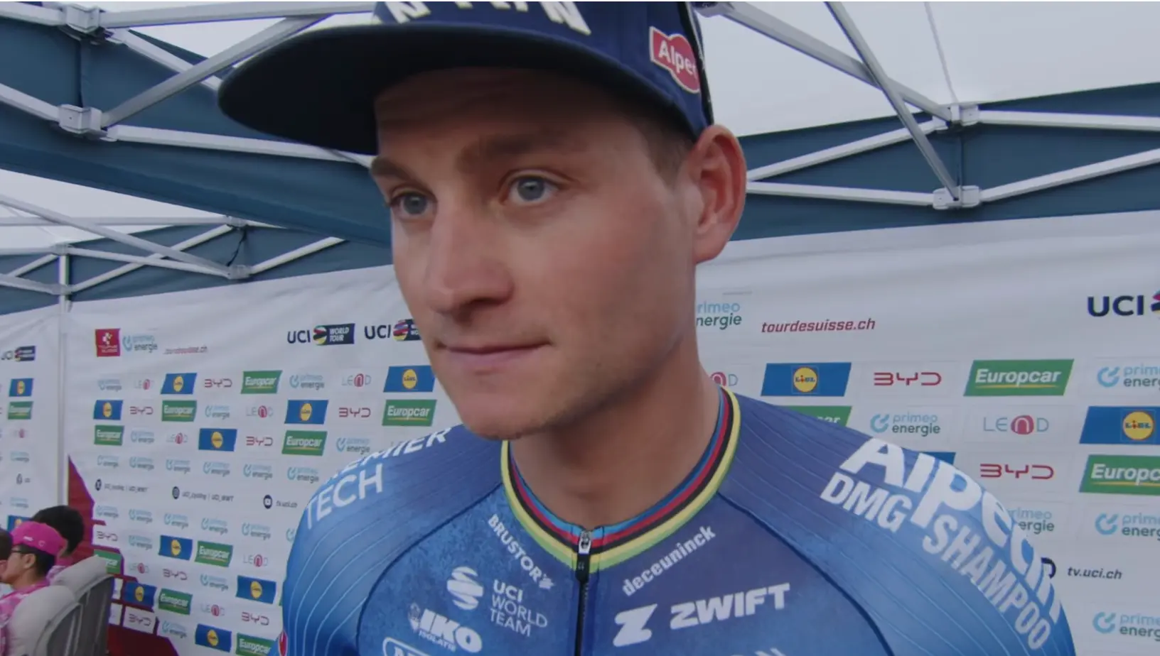 Mathieu van der Poel, en la Vuelta a Suiza 2026