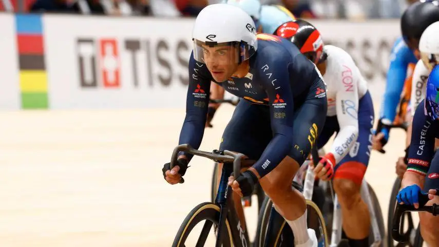 Sebastián Mora en el Mundial de pista de Shangái 2026