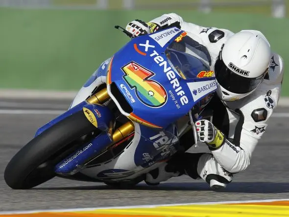 aleix espargaro moto2 test valencia 2010