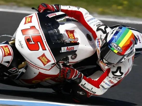 alex de angelis warm up phillip island