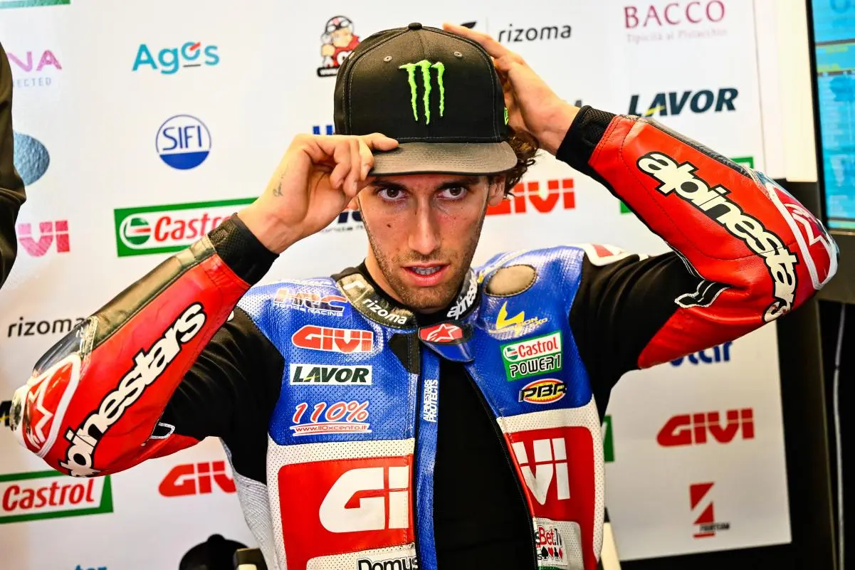 alex rins motogp lcr infortunio