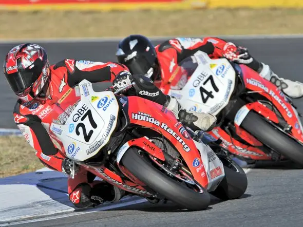 asbk team honda racing stauffer maxwell 2011
