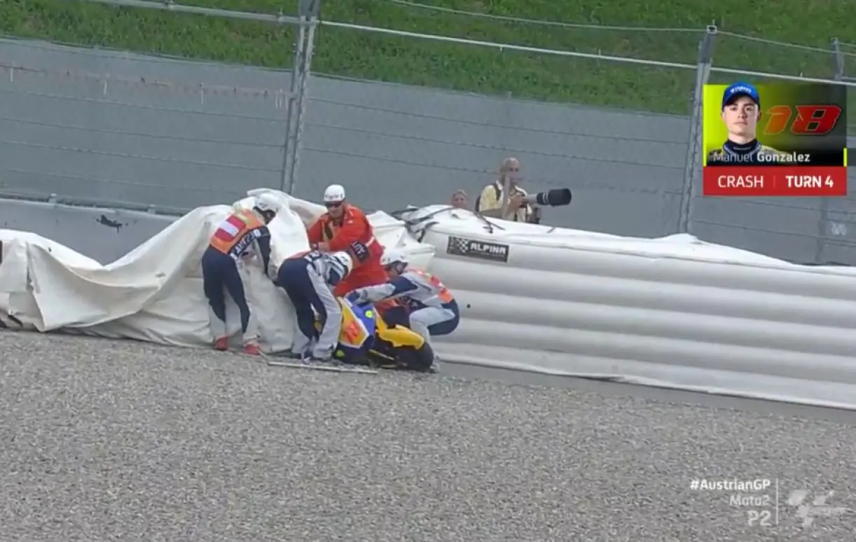 austria gonzalez p2 crash red flag