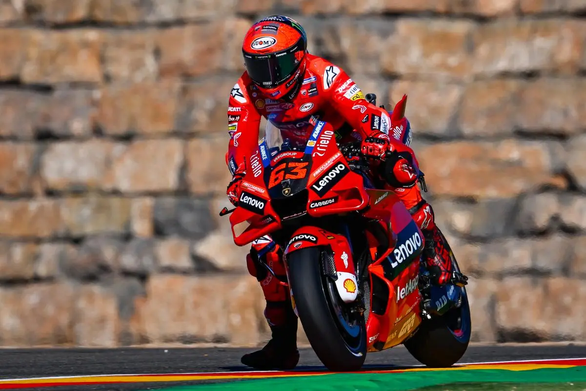 bagnaia pole aragon motogp