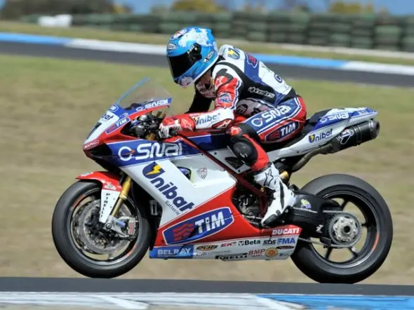 carlos checa post test phillip island 2012