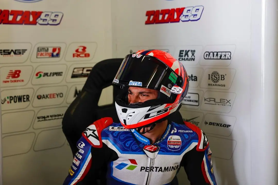 carlos tatay hard crash moto2 portimao