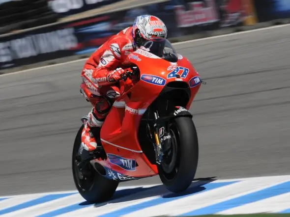 casey stoner laguna seca prove libere 1