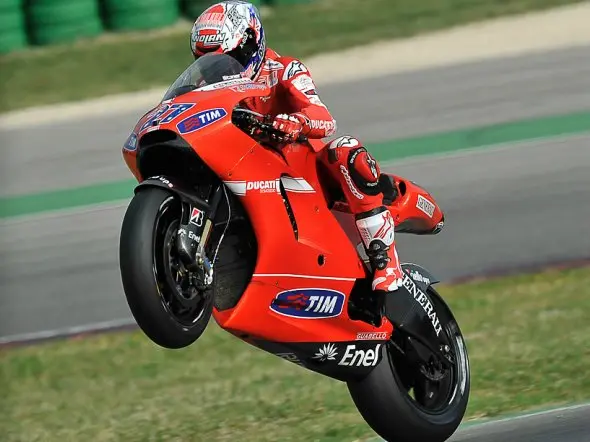 casey stoner misano wdw 2010