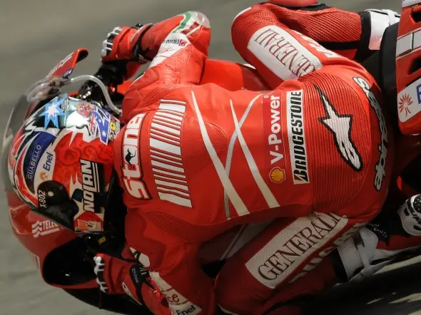 casey stoner mugello motogp practice 2009