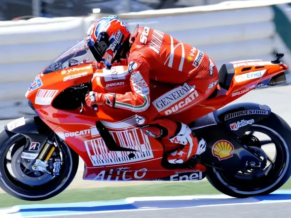 casey stoner qualifiche motogp lagunaseca 2