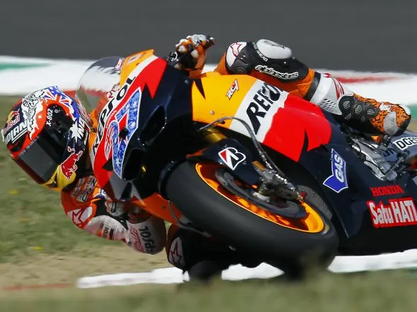 casey stoner qualifiche motogp mugello 2011
