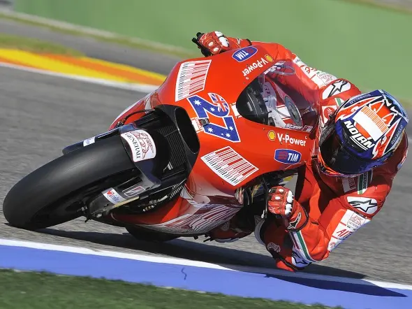 casey stoner valencia motogp test 09