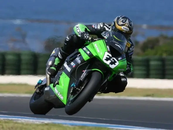 chris vermeulen kawasaki test phillipisland